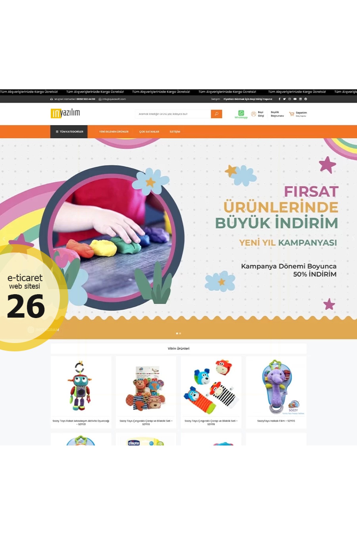 E-Ticaret Sitesi Tema - 26 E-Ticaret Sitesi Tema - 26