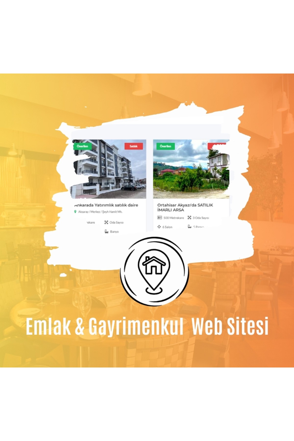 Emlak Gayrimenkul Web Sitesi Tasarımı